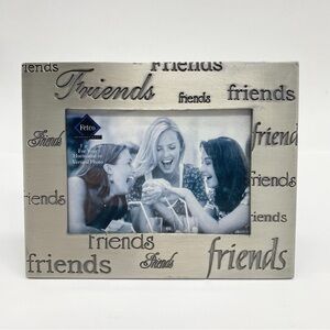 Silver Friends Metal Photo Frame 3.5 x 5